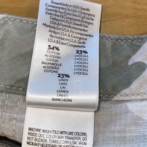 Mother Denim Shaker Chop Crop Fray Pant in Desert Print Size 29 $218 - Picture 9 of 13